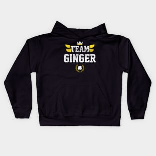 Team Ginger Irish Funny St Patricks Day Kids Hoodie